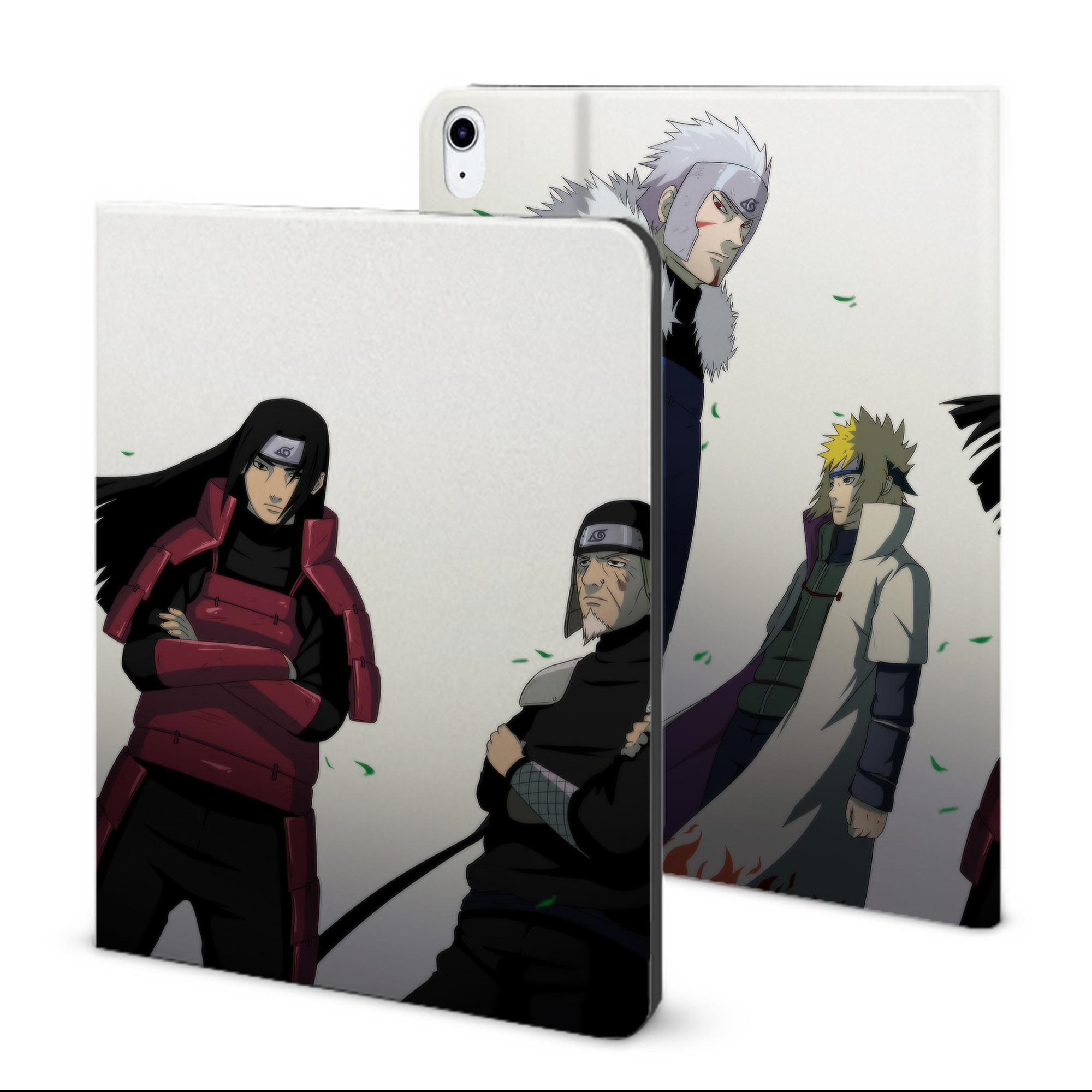 （画像用） NARUTO -ナルト- NARUTO -ナルト- 疾風伝 IPad ケース ブック型 PUレザー TPU 耐衝撃 軽量 薄型 ペン収納なし 全面保護 IPad 各モデル対応